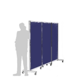 AR03T scheda prodotto - Separè autostabile ALA ROLLER Separè autostabile ALA ROLLER "TXT" - cm 316x190h (3 elementi) - Separè autostabile ALA ROLLER