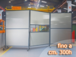 Separè autostabile MACRO QUINTA "alveolare" - cm 600x300h (3 elementi)