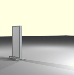 Flessibilità del separè Ala Roller