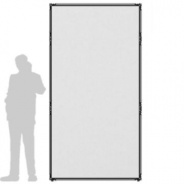 Pannello espositivo CLIPPER LEGGERO - cm 130x250h 