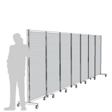 AR07 scheda prodotto - Separè autostabile ALA ROLLER Separè autostabile ALA ROLLER "alveolare" - cm 716x190h (7 elementi) - Separè autostabile ALA ROLLER