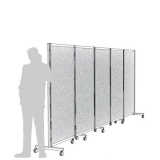 AR05L scheda prodotto - Separè autostabile ALA ROLLER Separè autostabile ALA ROLLER "laminato" - cm 516x190h (5 elementi) - Separè autostabile ALA ROLLER