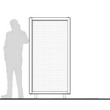 A10.18P scheda prodotto - Pannello divisorio ALA Pannello divisorio ALA "alveolare" - cm 100x180h - Pannello divisorio ALA