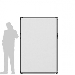 Pannello divisorio CLIPPER "laminato" - cm 130x195h 