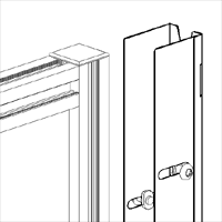 Ancoraggio a parete continuo 