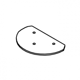 Basetta semitonda dim. 160 mm