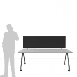 Schermo divisorio fonoassorbente TXT "desk" - cm 200x50h