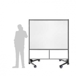 Lavagna su ruote MACRO LAVAGNA "bianca magnetica" senza superficie inferiore - cm 200x200h 
