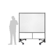 Lavagna su ruote MACRO LAVAGNA "bianca magnetica" senza superficie inferiore - cm 200x200h  - Lavagna su ruote MACRO LAVAGNA 