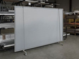 Schermo mobile su ruote MACRO VELA "alveolare" - cm 300x200h 