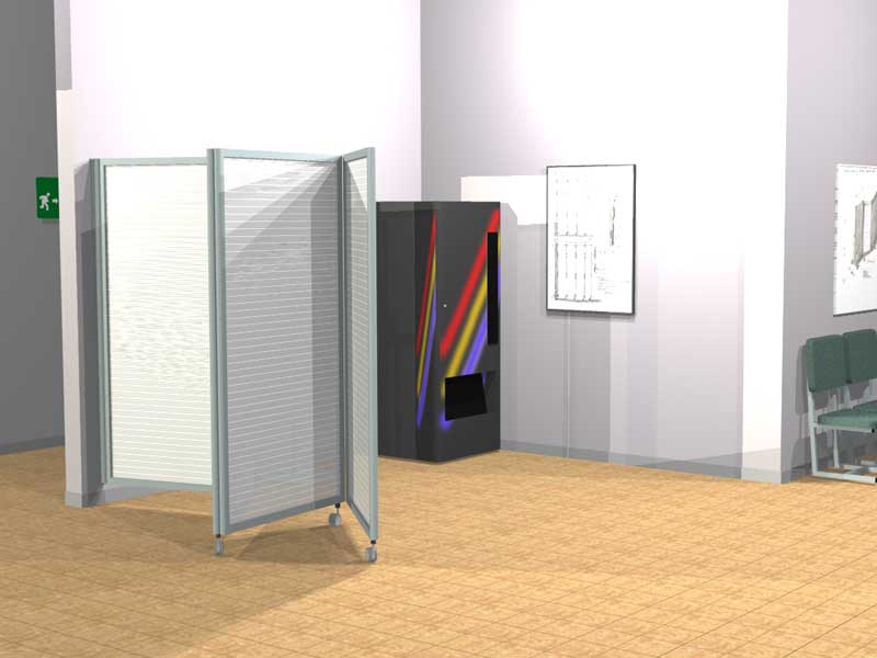 Separè su ruote: ALA ROLLER LIGHT