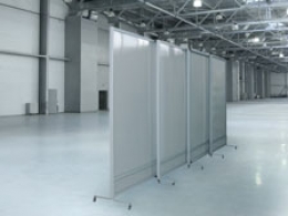 Separè autostabile MACRO SLIDE "alveolare" - cm 600x300h (4 elementi)